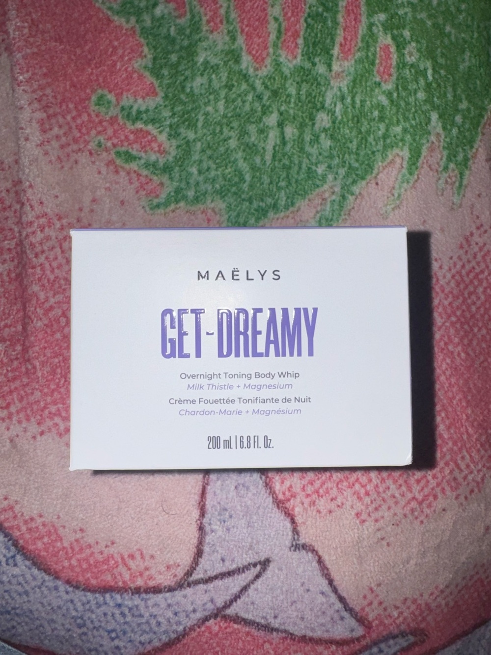 MAELYS Get Dreamy Overnight Toning Body Whip 6.8 oz NEW Sealed In Box